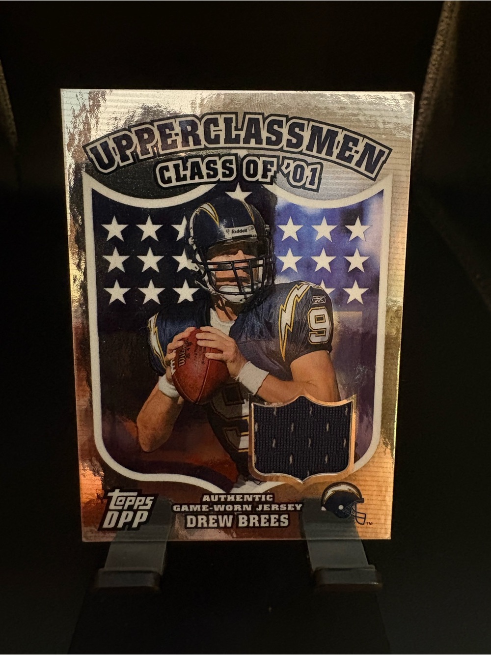Upperclassmen Class of '01 Drew Brees Football Card